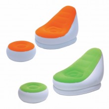 PUFPARA PISCINA HINCHABLE CON POSAPIES 122X94X81CM