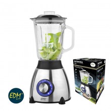 BATIDORA CON VASO DE CRISTAL - 550W - 1,5 LITROS - EDM