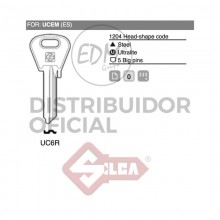 LLAVE ACERO UC6R UCEM