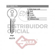 LLAVE LATON BRILLANTE KLE7X KALE