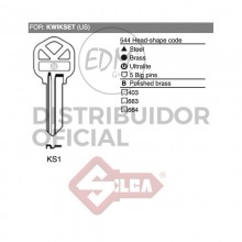 LLAVE ACERO KS1 KWIKSET