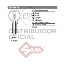 LLAVE ACERO CS205 CISA
