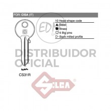 LLAVE ACERO CS31R CISA