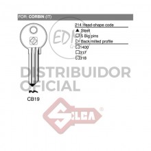 LLAVE ACERO CB19 CORBIN