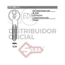 LLAVE ACERO IE29 ISEO