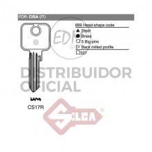 LLAVE ACERO CS17R CISA