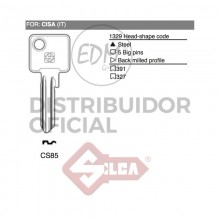 LLAVE ACERO CS85 CISA