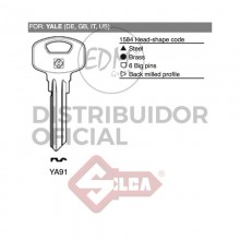 LLAVE ACERO YA91 YALE