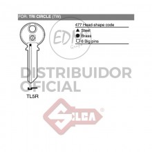LLAVE ACERO TL5R TRI CIRCLE