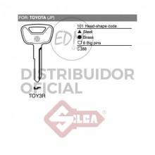 LLAVE ACERO TOY3R TOYOTA