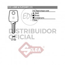 LLAVE ACERO LF22 LOWE & FLETCHER