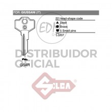 LLAVE ACERO GS4R GIUSSANI