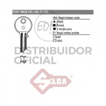 LLAVE ACERO YA8 YALE