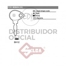 LLAVE ACERO BH12 BOSCH