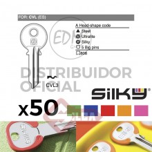 SURTIDO LLAVES SILKY  CVL3DZ     CVL