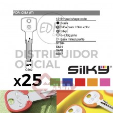 SURTIDO LLAVES SILKY  CS62DZ  CISA