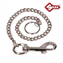 MOSQUETON CON CADENA 30CM Y ANILLA 25MM