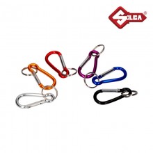 MOSQUETON 60X30MM CON ANILLA 25MM COLORES SURTIDOS