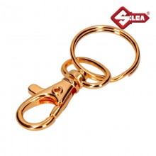 MOSQUETON DE COLOR 39X18MM CON ANILLA