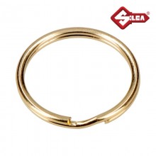 PACK 100 ANILLAS PLANAS LATON DIAM.25MM CIERRE PLANO