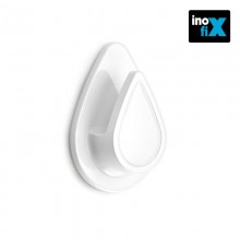 COLGADOR RESISTENTE AL AGUA MOD. GOTA BLANCO (BLISTER) INOFIX