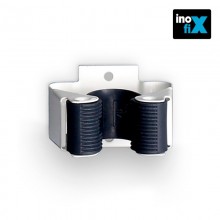 COLGADOR ESCOBAS ADHESIVO BLANCO (BLISTER 2 UNID) INOFIX