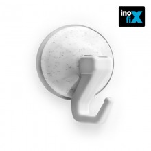 COLGADOR VENTOSA 42 MM ARTICULADO BLANCO (BLISTER 2 UNID) INOFIX