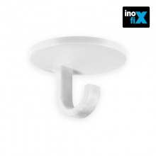 COLGADOR GANCHO ADHESIVO BLANCO (BLISTER 4 UNID) INOFIX