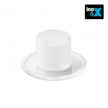 TOPE DE PUERTA ADHESIVO CILINDRO TRANSPARENTE (BLISTER 2 UNID) INOFIX