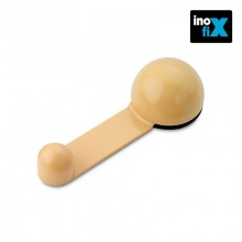 TOPE RETENEDOR GIRATORIO ADHESIVO BEIGE (BLISTER) INOFIX