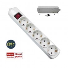 BASE MULTIPLE 5 TOMAS EASY-FIX CON INTER. T-TL 10-16A EDM