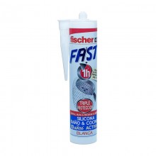 SILICONA FAST BLANCA FISCHER 280ML