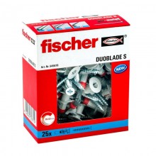 PACK 25 DUOBLADE S  + TORNILLO FISCHER