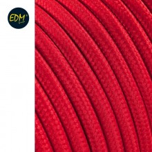 CABLE CORDON TUBULAIRE 2X0,75MM C62 ROJO 25MTS EURO/MTS
