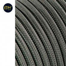 CABLE CORDON TUBULAIRE 2X0,75MM C63 GRIS OSCURO 25MTS EURO/MTS