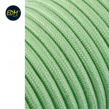 CABLE CORDON TUBULAIRE 2X0,75MM C69 VERDE CLARO 25MTS EURO/MTS