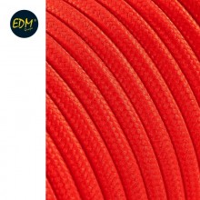 CABLE CORDON TUBULAIRE 2X0,75MM NARANJA FLUOR 25MTS EURO/MTS