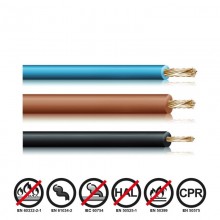 CABLECILLO REFORZADO 10MM MARRON EURO/MTS