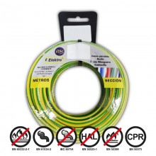 CARRETE CABLECILLO FLEXIBLE 1,5MM BICOLOR 10MTS LIBRE-HALOGENOS