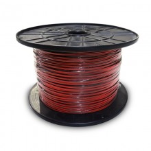 CARRETE PARALELO "AUDIO" 2X0,75MMM ROJO-NEGRO 400MTS (BOBINA PEQUEÑA)