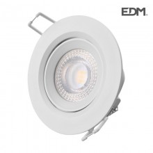 DOWNLIGHT LED EMPOTRABLE 5W 4.000K REDONDO MARCO BLANCO EDM