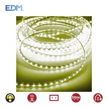 TIRA DE LED 60 LEDS/MTS 4,2W/MTS AMARILLO EDM IP44 220-240V EURO/MTS