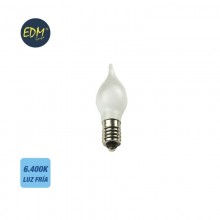 BOMBILLA VELA LED "MARIPOSA" E10 2W 160 LM 6400K LUZ FRIA EDM
