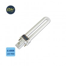 BOMBILLA BAJO CONSUMO PL-11W 6.400K LUZ FRIA 880 LUMENS EDM