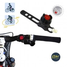 LINTERNA DE SEÑALIZACION PARA BICICLETA LED ROJO