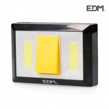 LINTERNA 200 LUMENS CON BASE IMANTADA Y ADHESIVA EDM