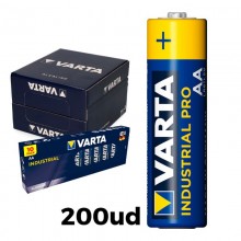 PACK 200 PILAS AA LR6 VARTA INDUSTRIAL PRO