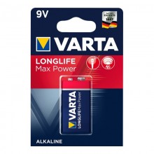PILA VARTA LONG LIFE MAX POWER 9V PACK 1 UNI