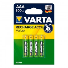 PILA VARTA RECARGABLE ACCU AAA LR03 800MAH PACK 4UNI