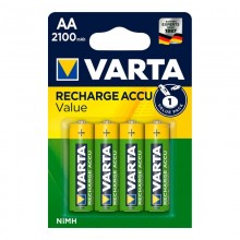 PILA VARTA RECARGABLE . ACCU AA LR06 2100MAH PACK 4UNI